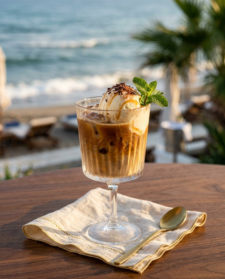 Iced Coffee with Ice Cream