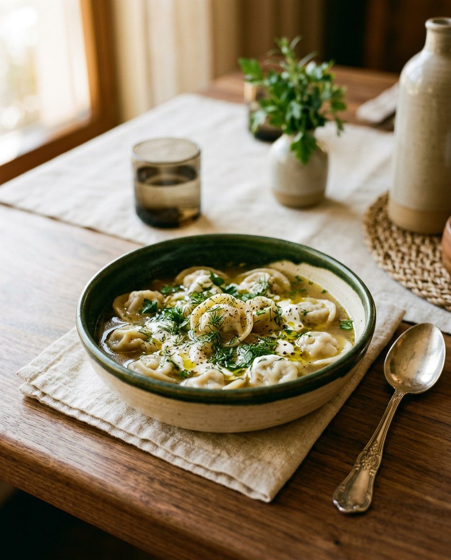 Pelmeni Dumpling Soup